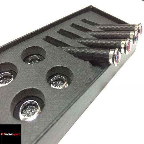 BMW Carbon Fiber Door Lock Pin 4pcs