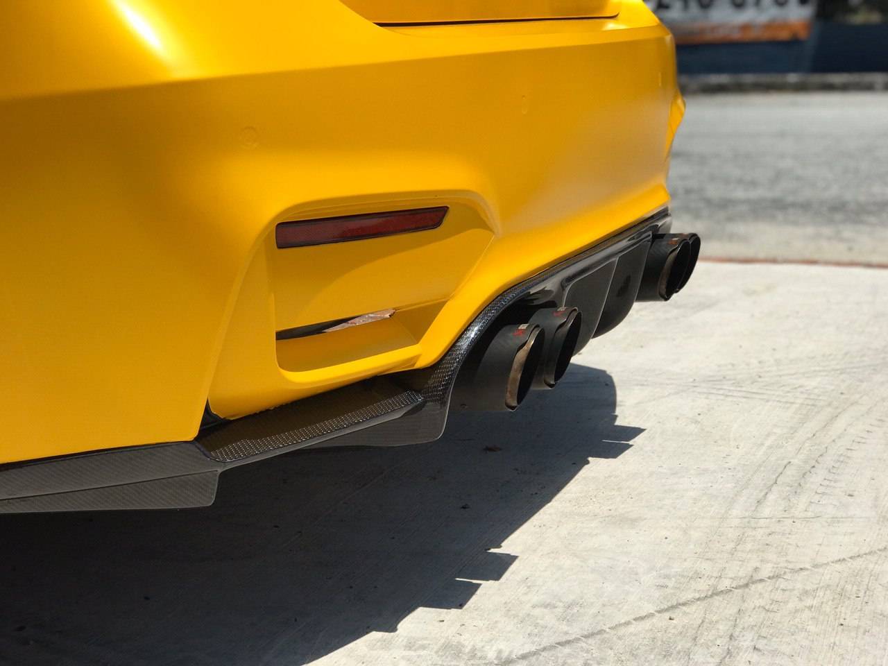 BMW F30 3 Series Vorsteiner Carbon Fiber Rear Diffuser