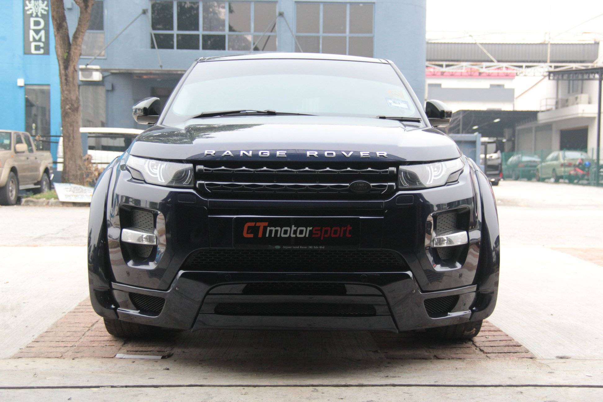Range Rover Evoque Installed Hamann Widebody Kit