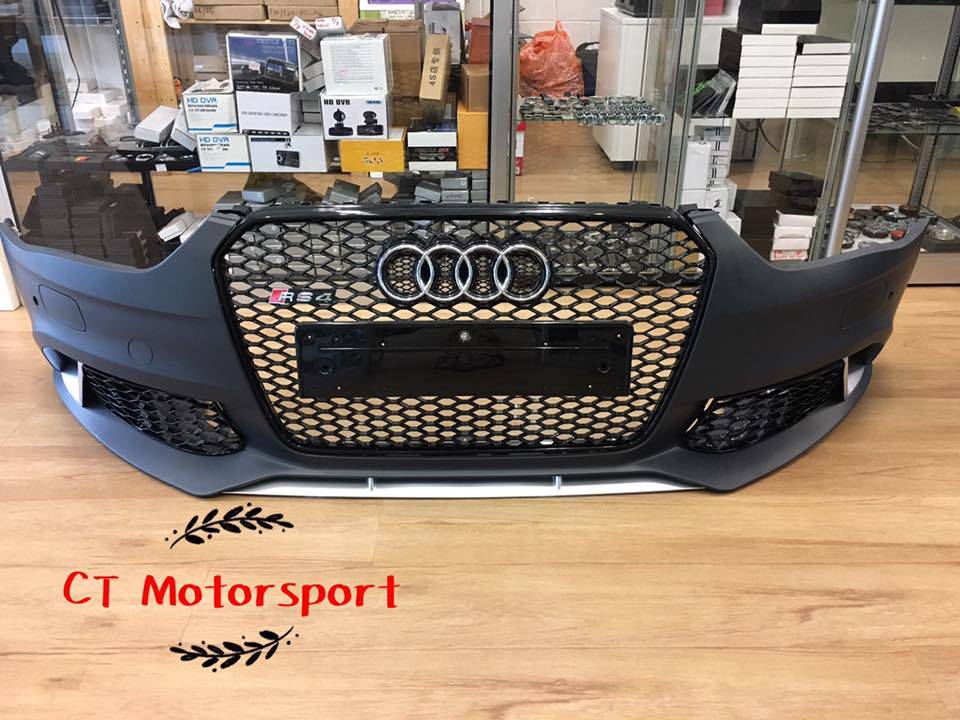AUDI A4 B8.5 Installed Caractere Style Front Bumper Bodykit