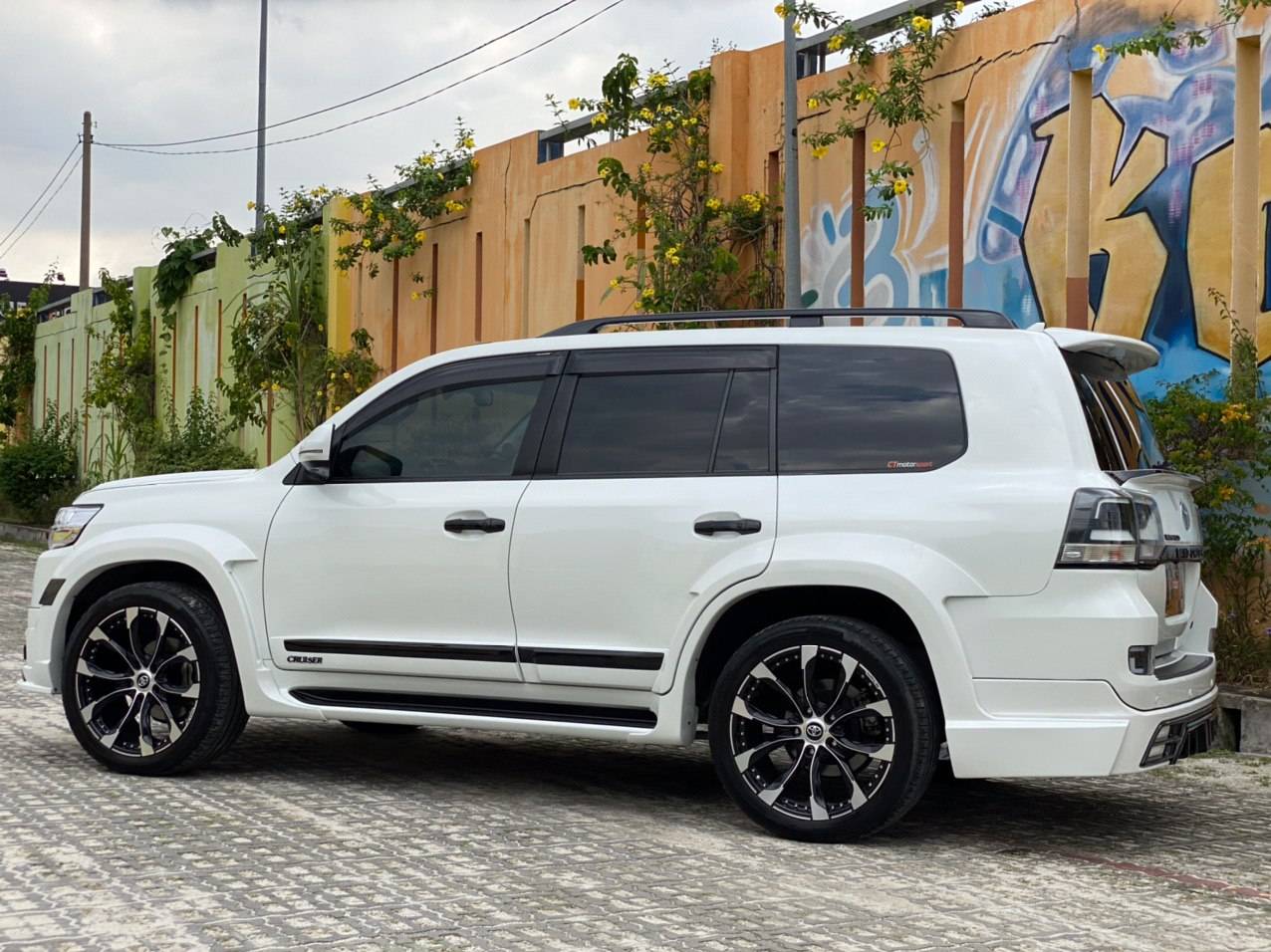 Toyota Land Cruiser FJ200 Installed Side Step Running Board