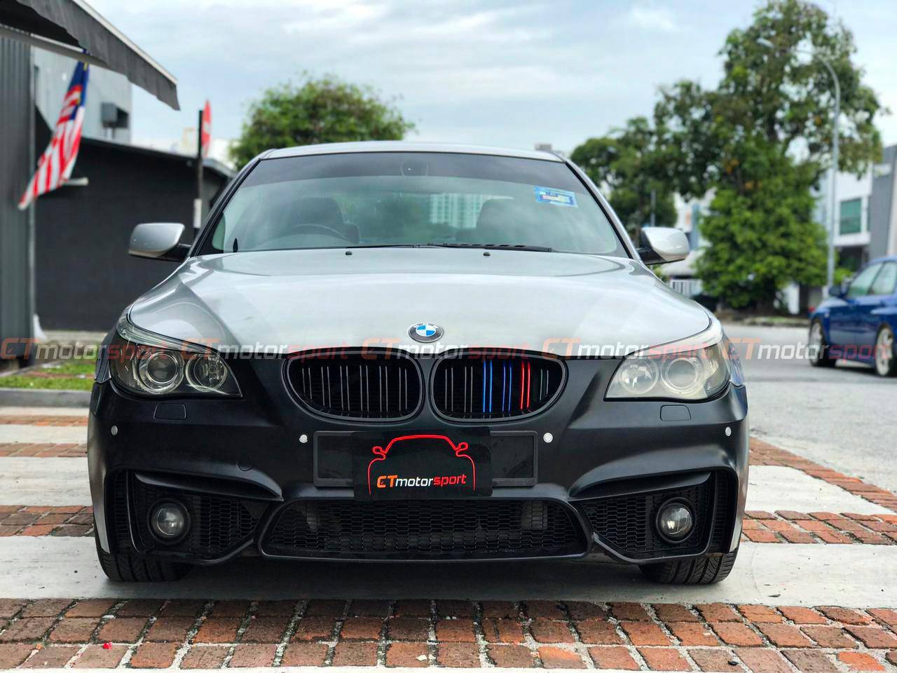BMW E60 5 Series Installed M4 Design Front Bumper Complete