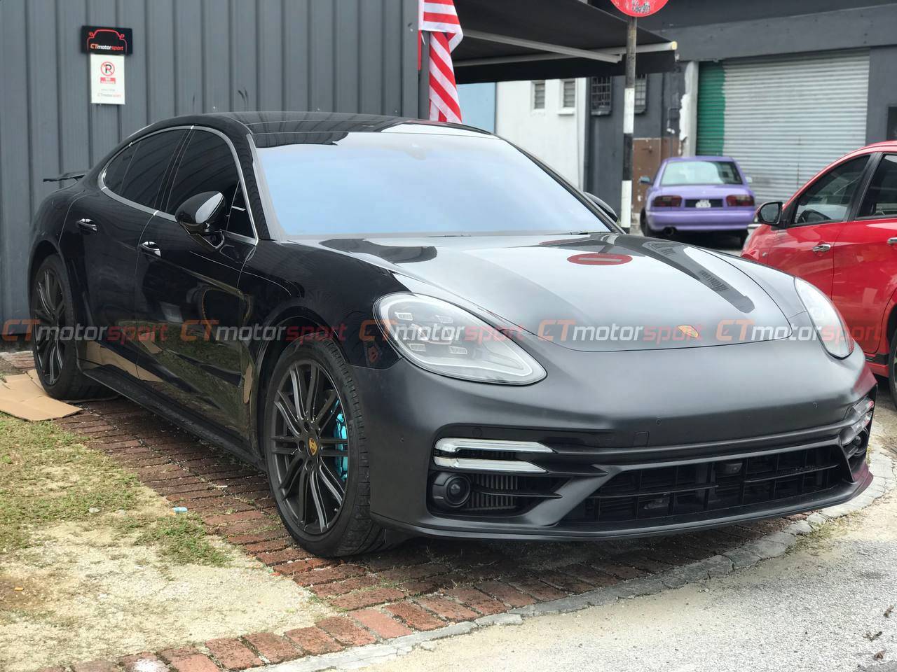 Porsche Panamera Installed Conversion Panamera Turbo Bodykit