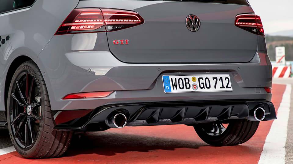 Volkswagen Golf MK7.5 Installed GTi TCR Rear Diffuser Carbon Fiber