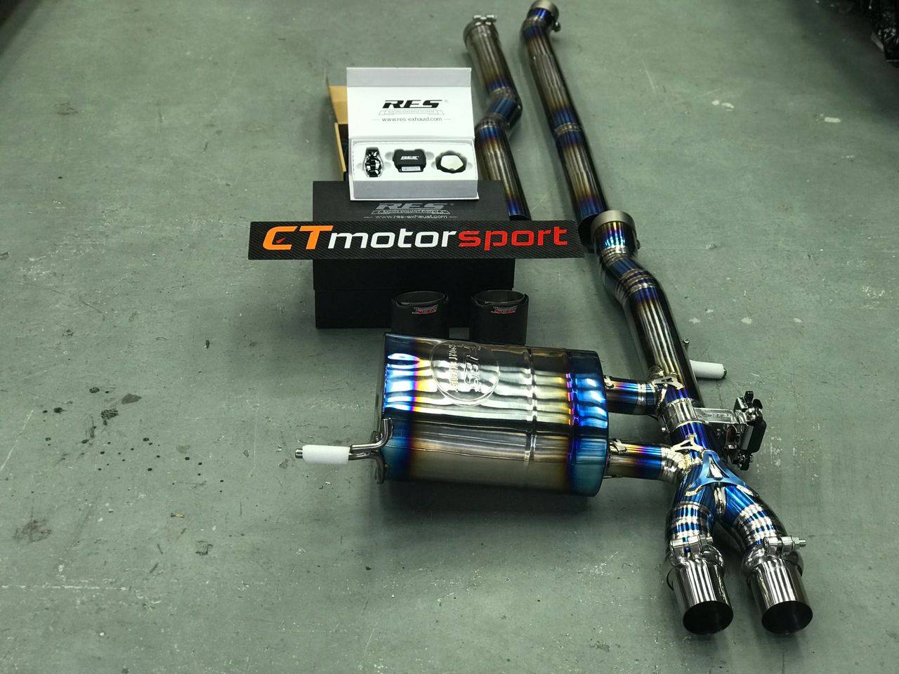 MINI Cooper S/JCW F55 F56 RES Titanium Catback Exhaust