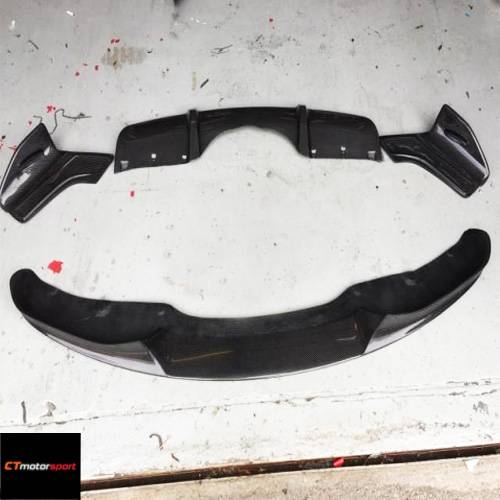 BMW F15 X5 MPerformance Carbon Fiber Front Lip & Rear DIffuser Set