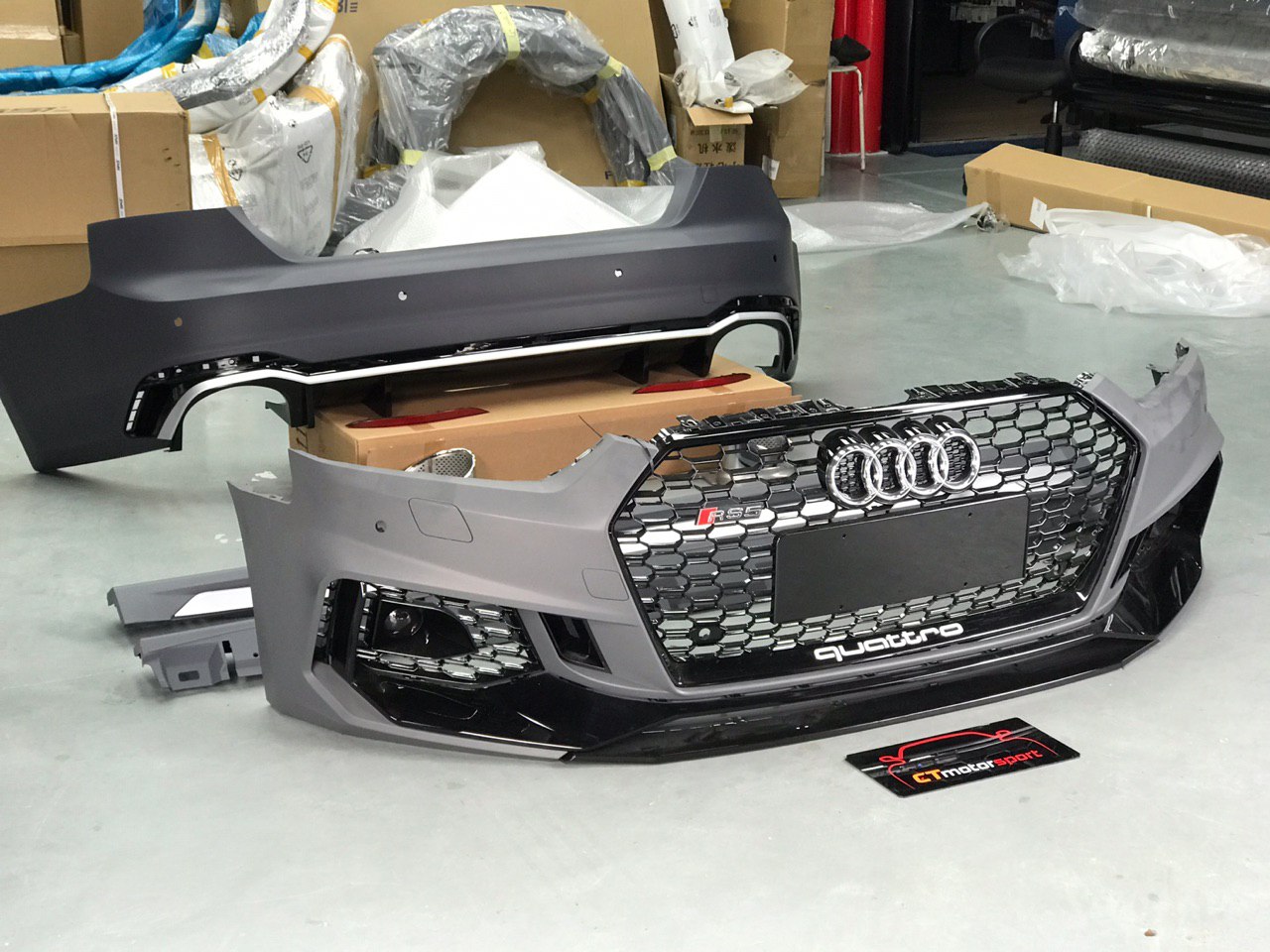Audi A5 B9 Installed Full Conversion RS5 Bodykit