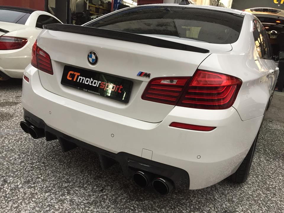 BMW F10 5 Series Installed Carbon Fiber MPerformance Set Kit