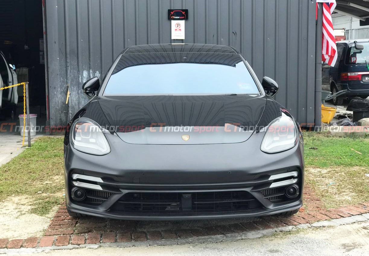 Porsche Panamera Installed Conversion Panamera Turbo Bodykit