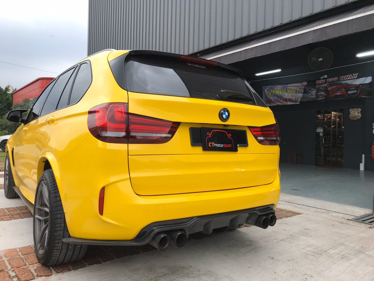 CT Motorsports Bandar Sunway l BMW F15 X5 Installed X5M Carbon Fiber