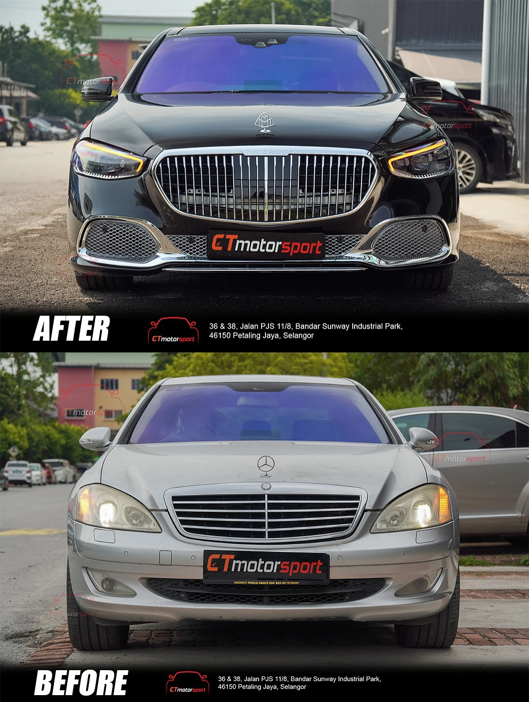 Mercedes-Benz Silver to Black 2