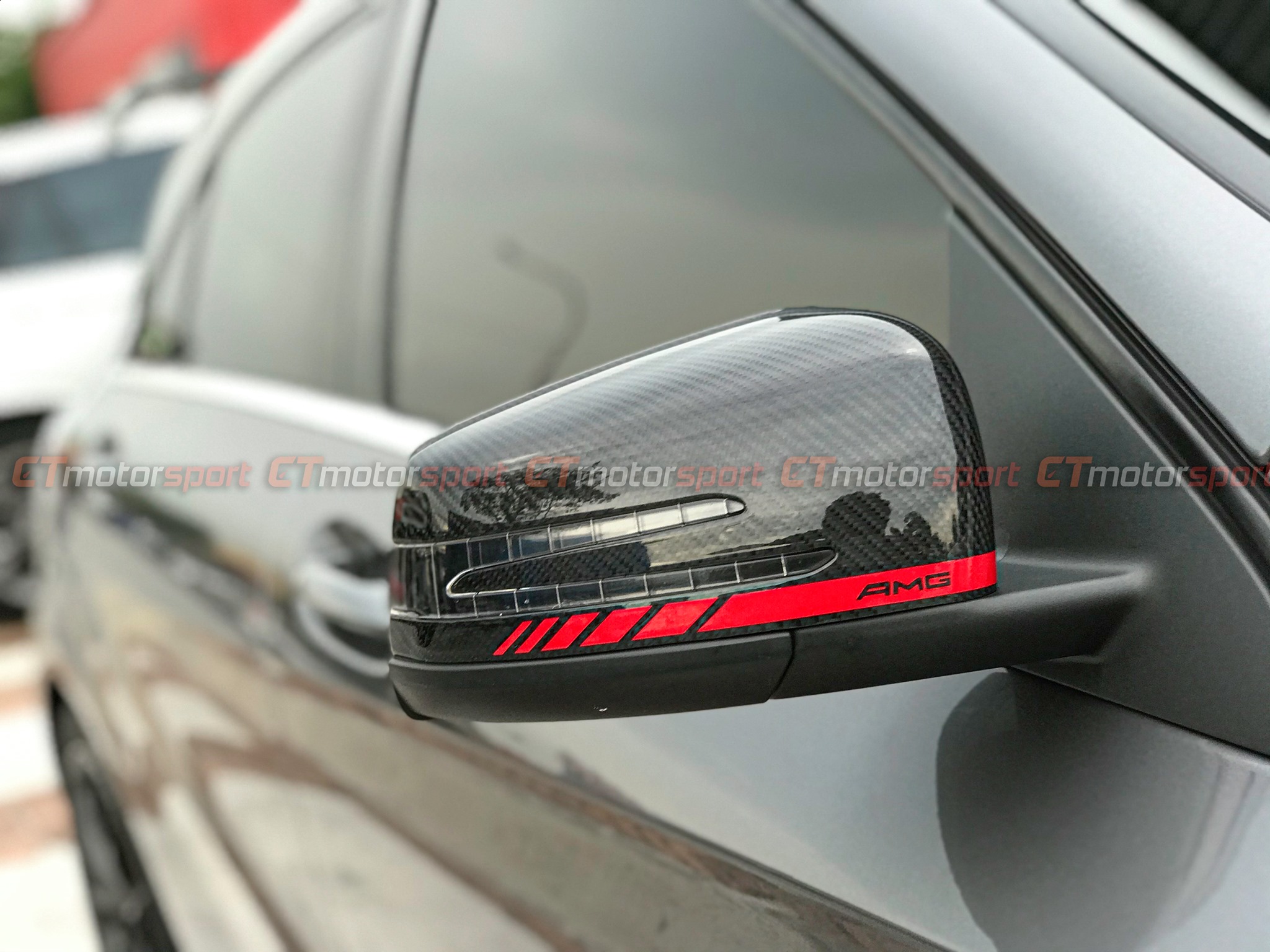 Mercedes A200 A250 A45 W176 Installed Side Mirror Carbon Fibre Replacement