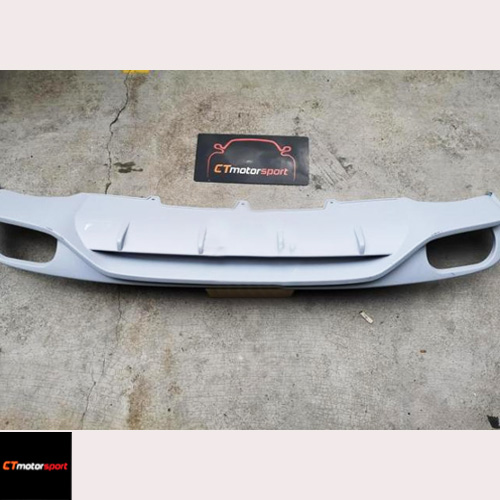 Audi A4 Installed ABT Style Rear Bumper Diffuser