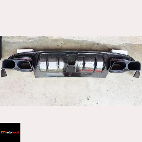 Mercedes W205 Carbon Brabus Rear Diffuser Bumper 