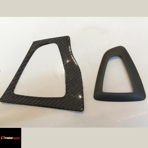 BMW F30 3 Series Installed Carbon Gear Knob Deco Cover Set 2pcs 