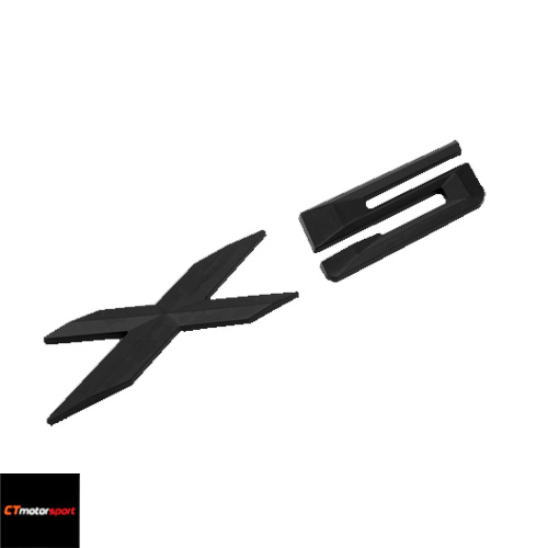 BMW X5 X6 Emblem logo Black
