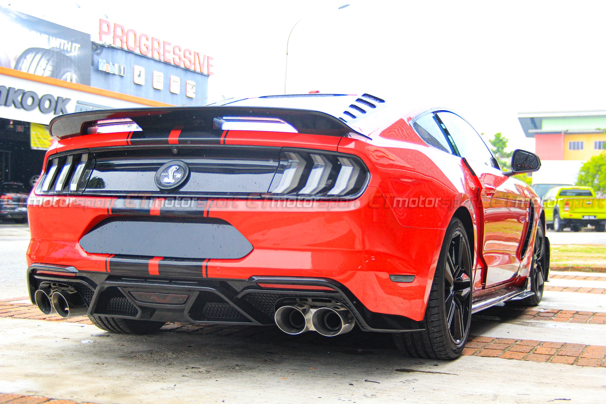 Ford Mustang 2.3 / 5.0 Installed GT 500 Mustang Shelby Rear Boot ABS Spoiler