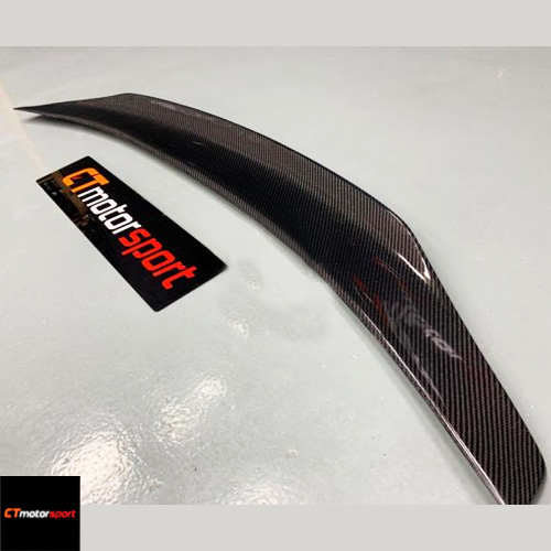 Mercedes Benz W212 E-Class Installed PSM Style Carbon Fiber Rear Spoiler