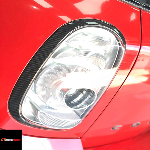 MINI Countryman R60 Installed Dry Carbon Fibre Front and Rear Lamp Cover