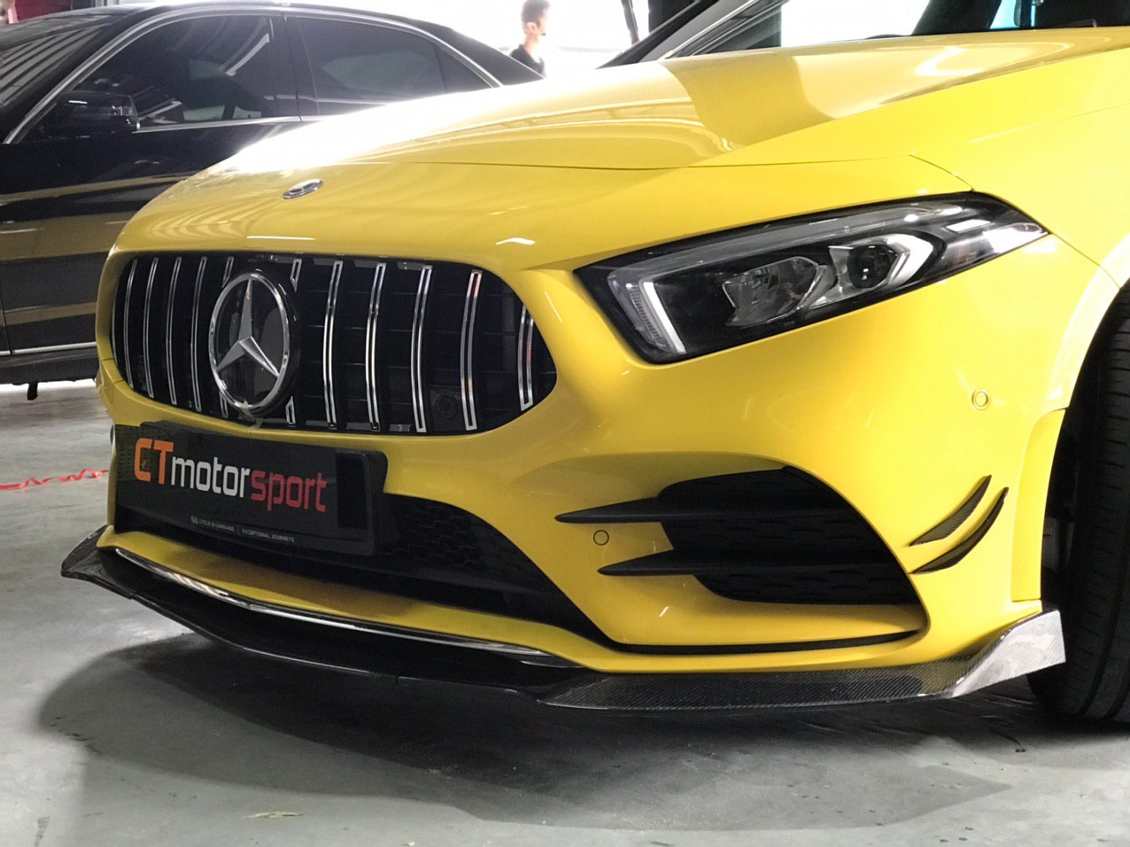 Mercedes Benz A-Class W177 Installed GT Style Front Grill