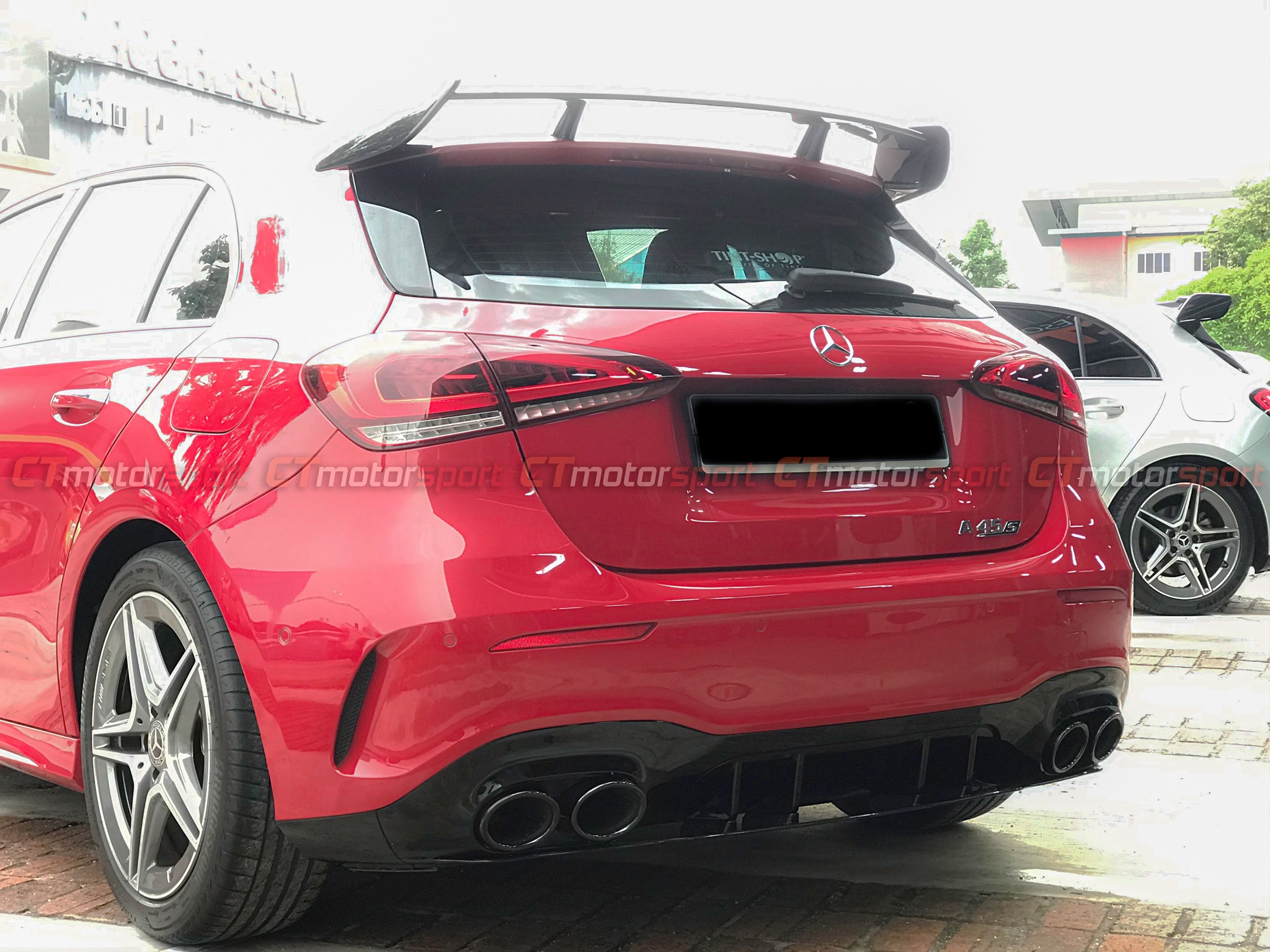 Mercedes Benz A-Class W177 Installed Full Conversion A45s Bodykit Set 