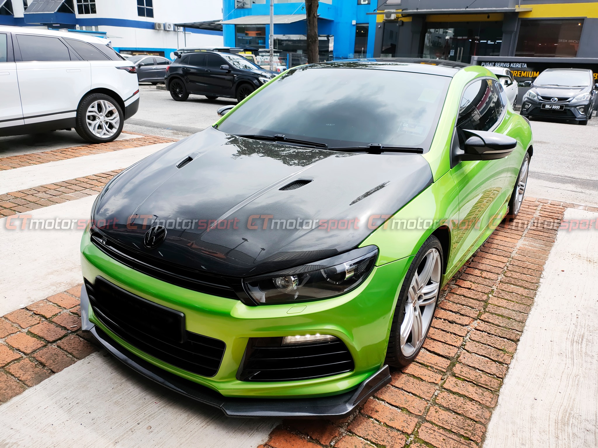 Volkswagen Scirocco Installed REVO Carbon Fibre Front Hood Bonnet