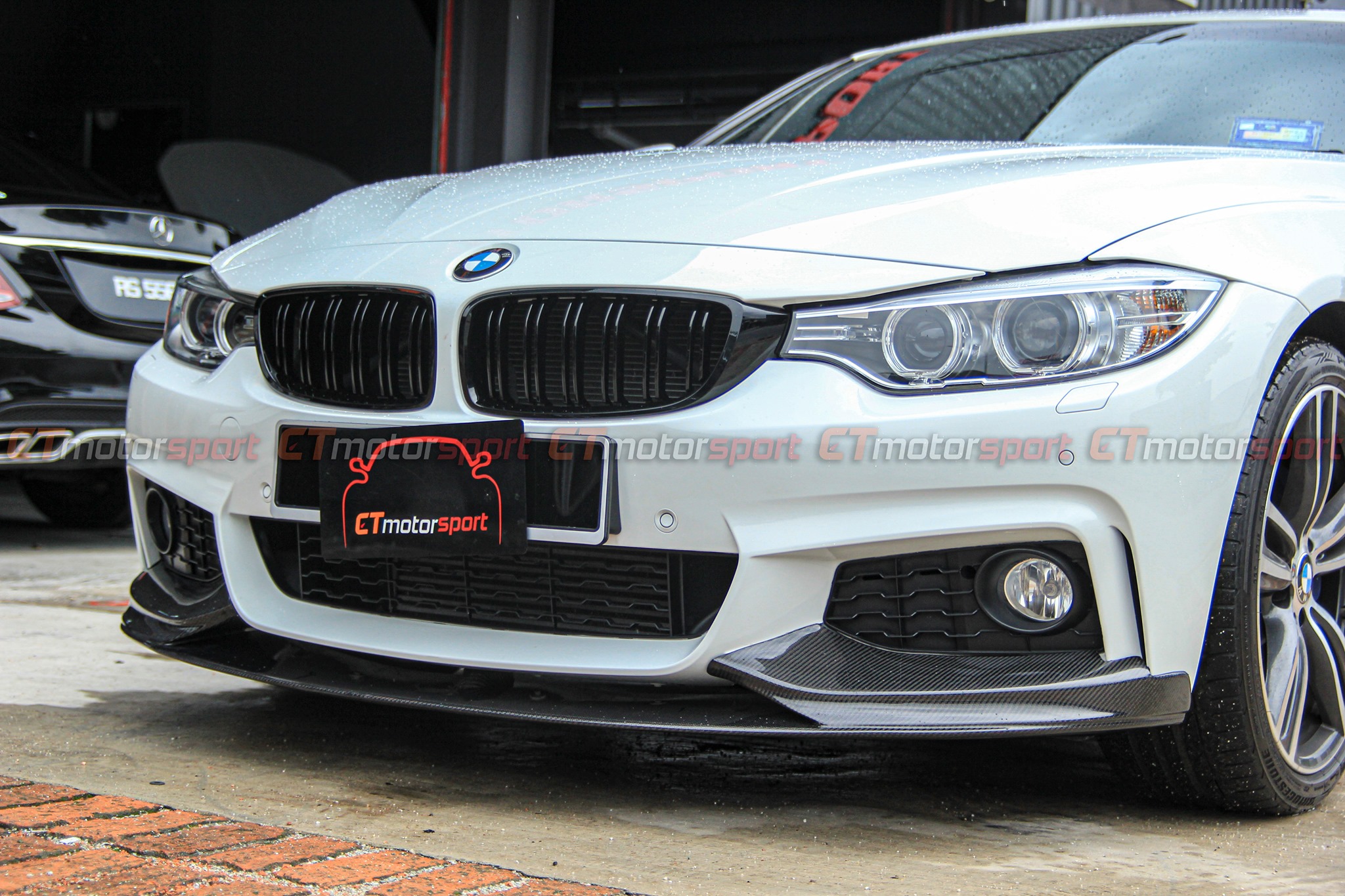 BMW F32 4 Series Installed M-Performance Carbon Fibre Kit