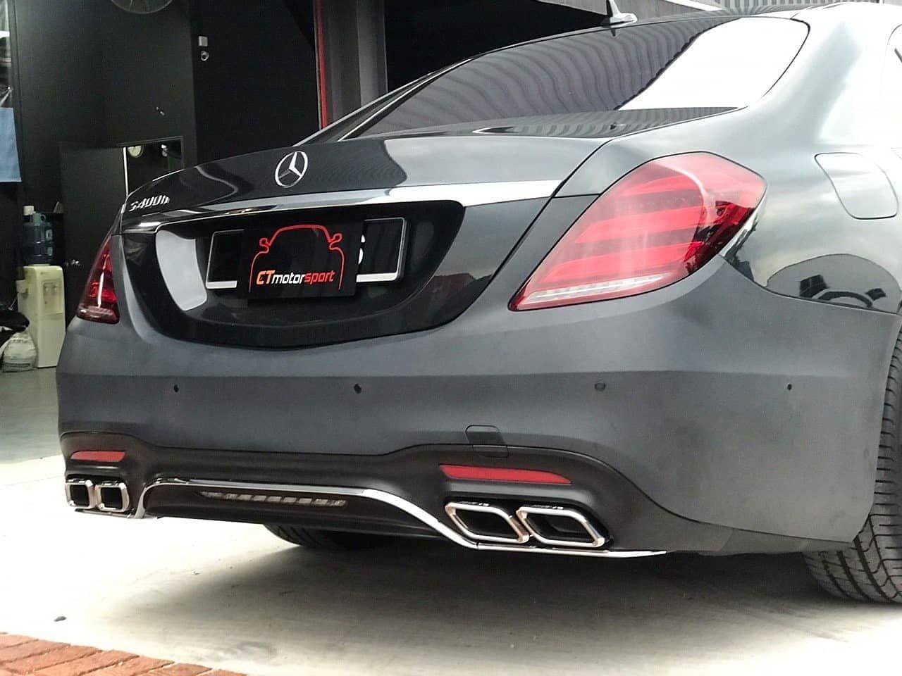 Mercedes Benz W222 Installed Full Conversion S63 Facelift Bodykit