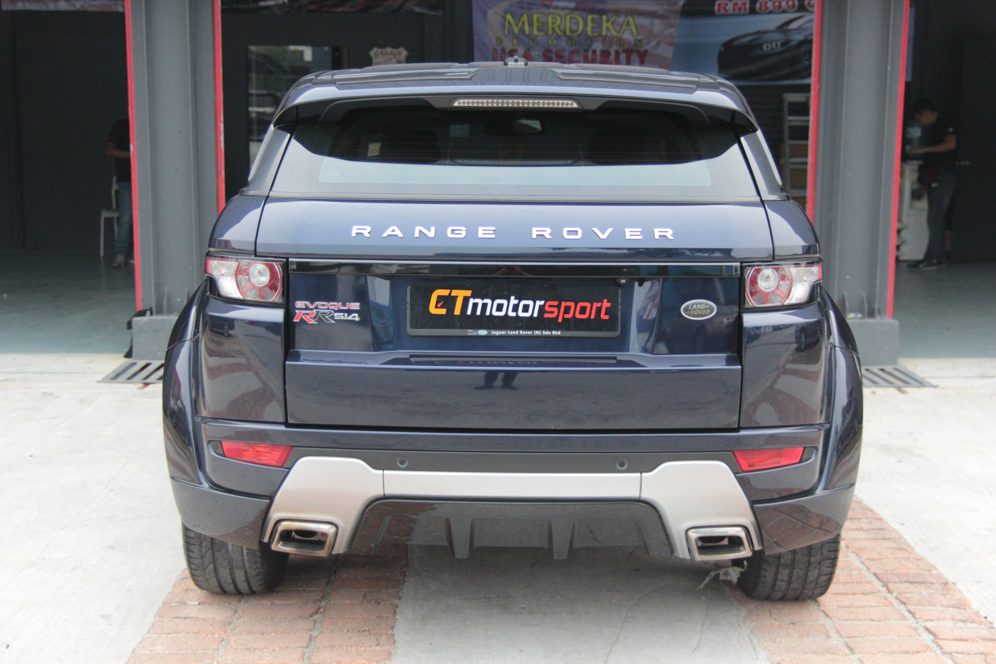 Range Rover Evoque Installed Hamann Widebody Kit