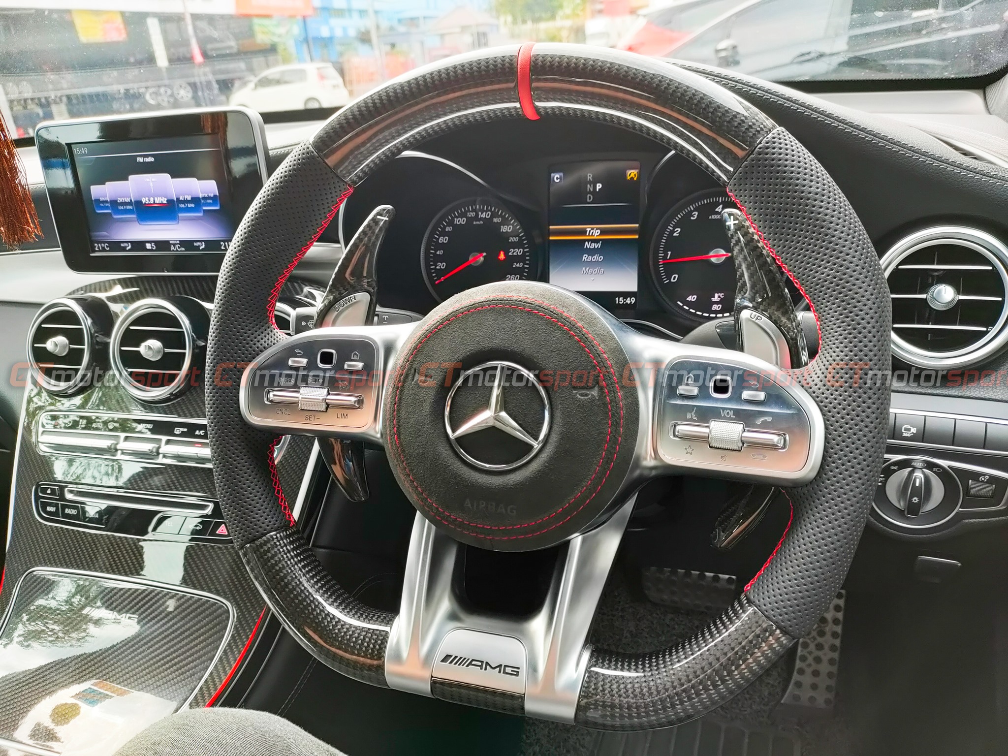 Mercedes-Benz Installed Steering Facelift Carbon Fibre 