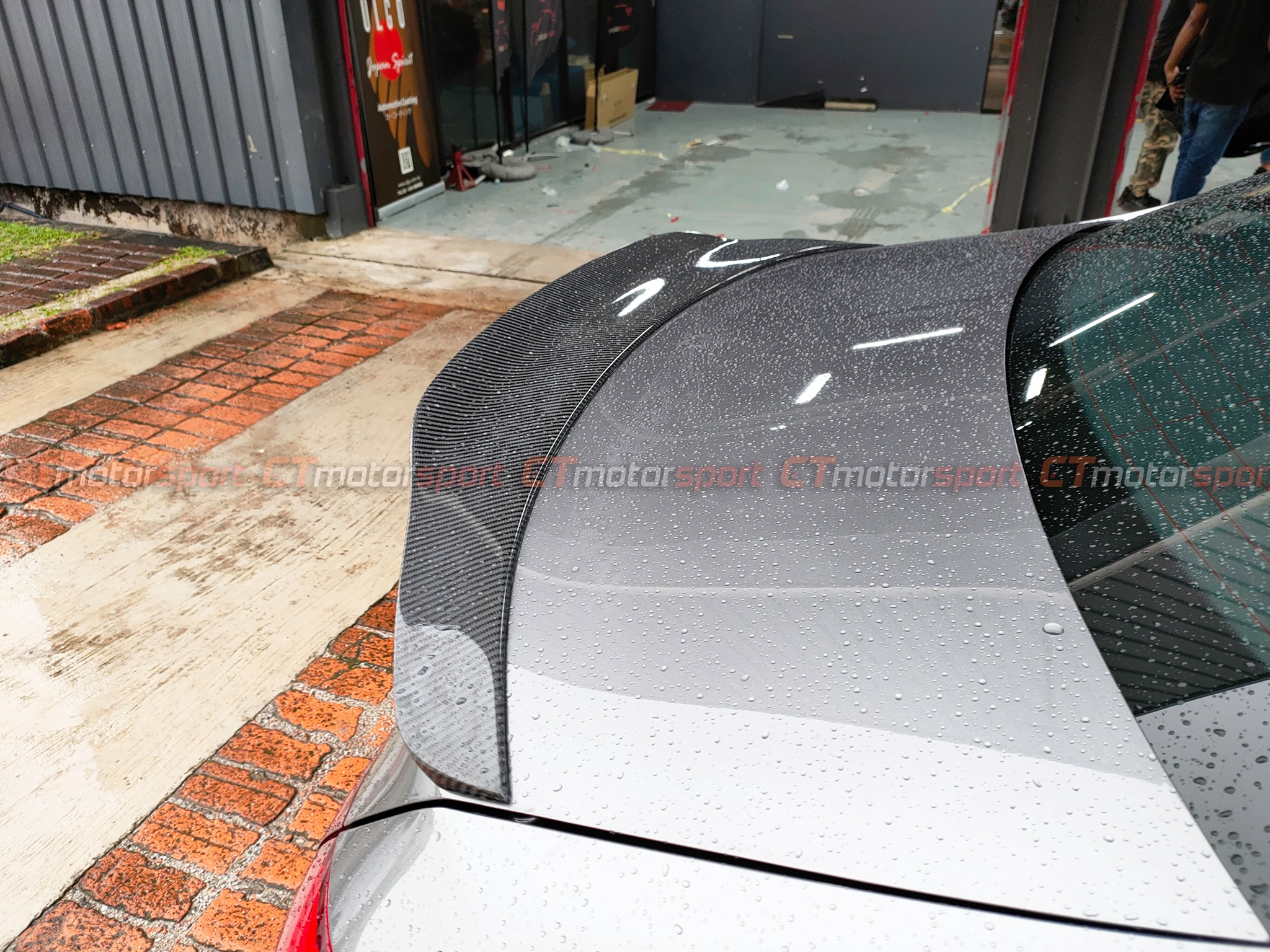 Mercedes-Benz W177 A-Class Sedan Installed PSM Carbon Fibre Rear Spoiler