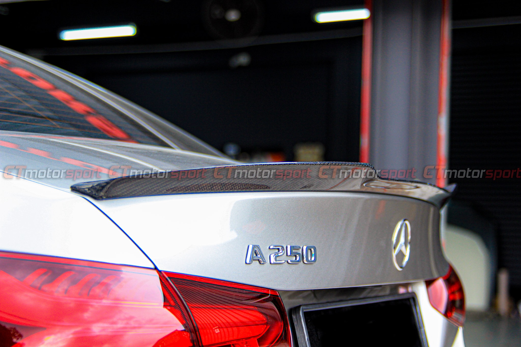 Mercedes-Benz W177 A-Class Sedan Installed CS Style Carbon Fibre Spoiler