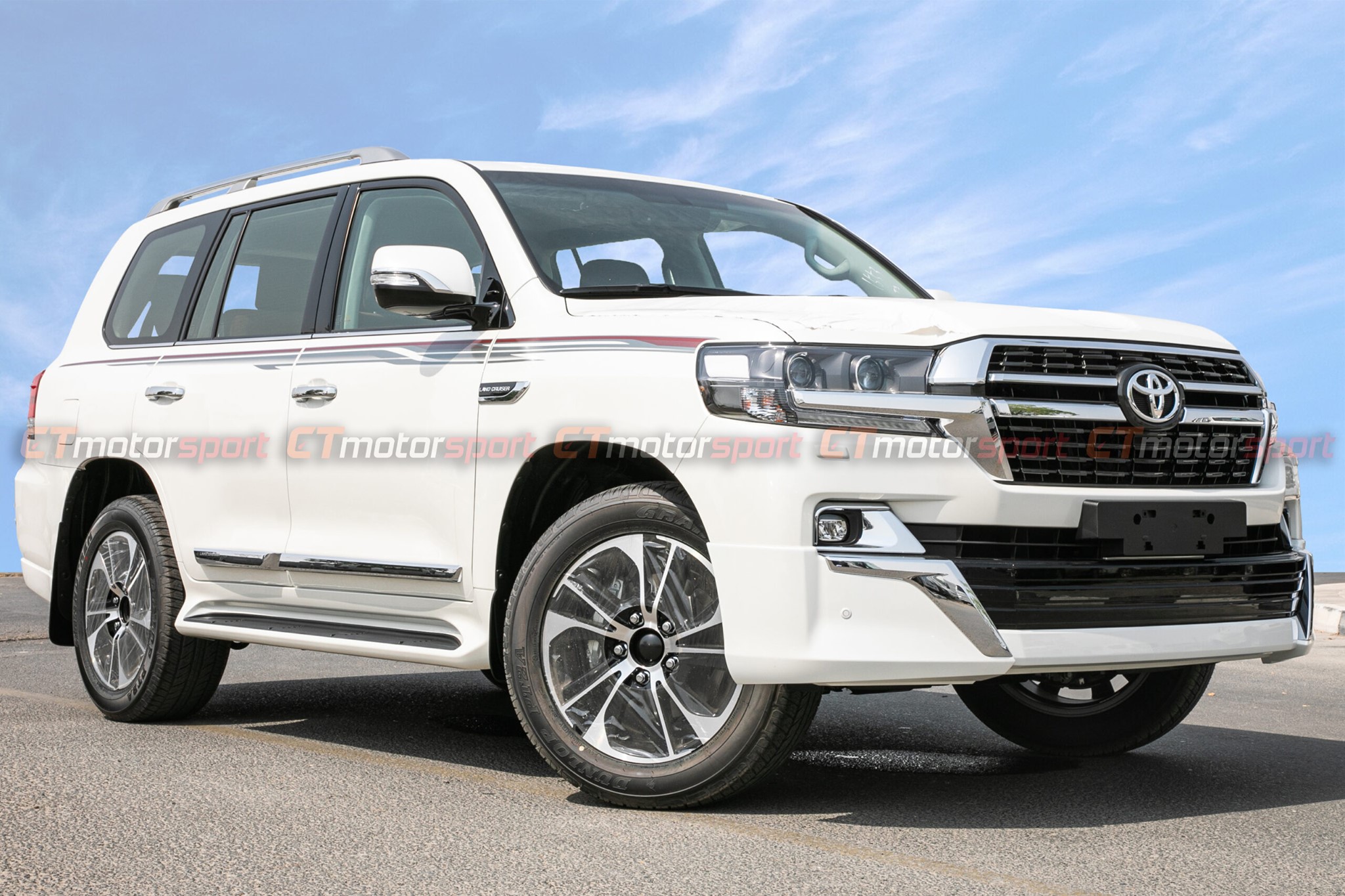 Toyota Land Cruiser Facelift Installed GXR GT Front Kit