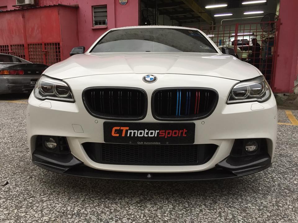 BMW F10 5 Series Installed Carbon Fibre M-Performance Set Kit 