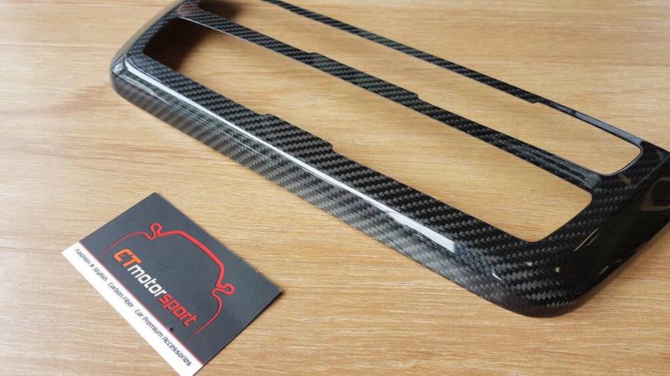 BMW F30 3 Series Dry Carbon Fibre Audio Control Panel