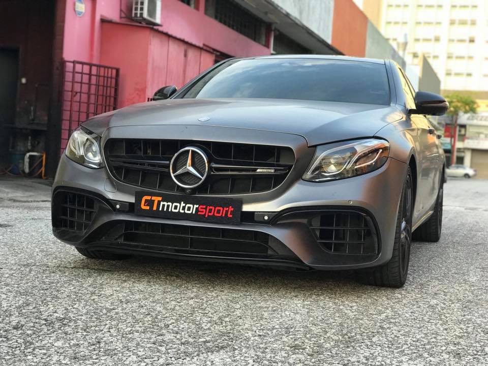 Mercedes-Benz E-Class W213 Installed E63 AMG Front Grill