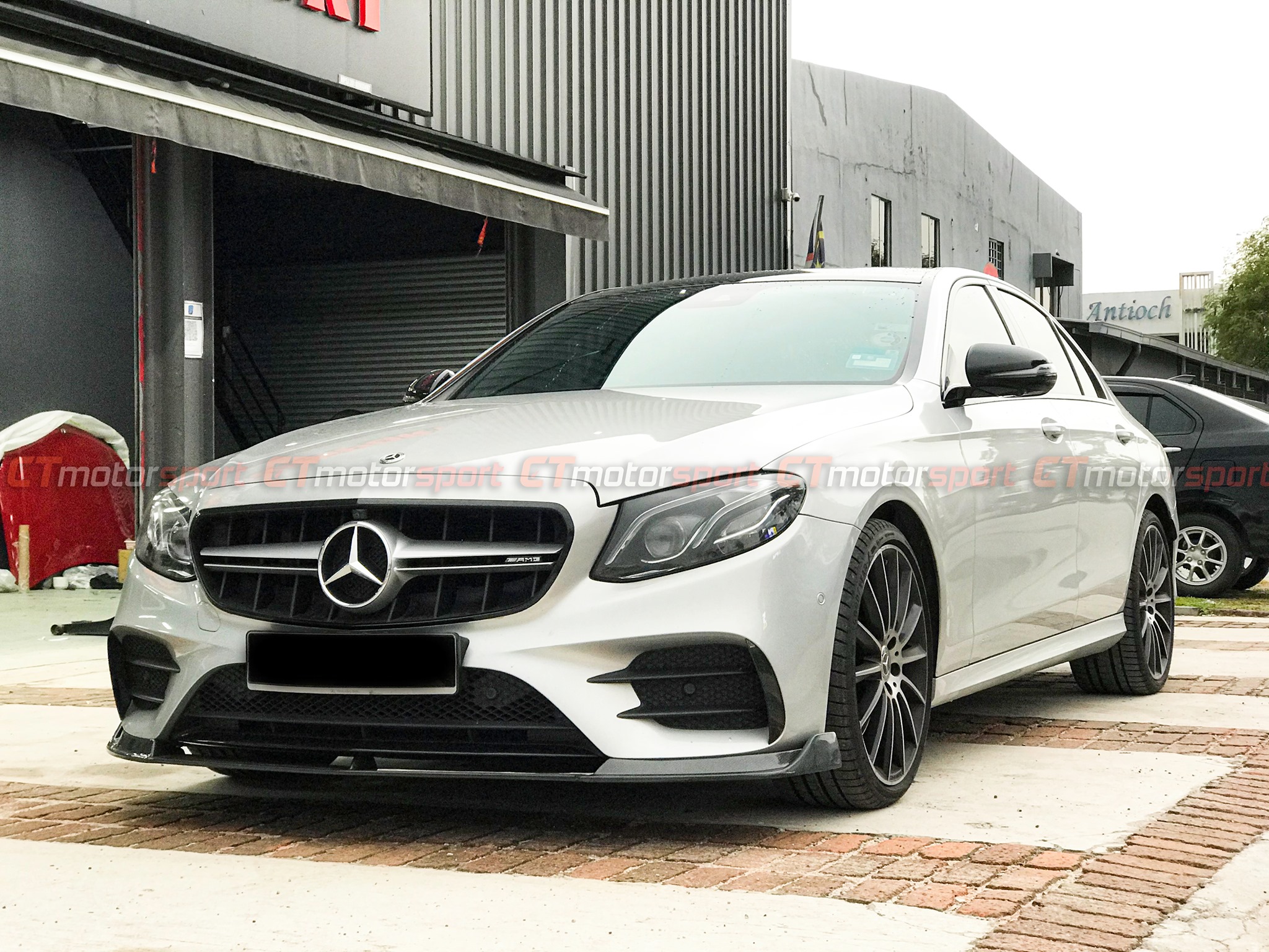 Mercedes-Benz E-Class W213 Installed Brabus Carbon Fibre Front Lip 