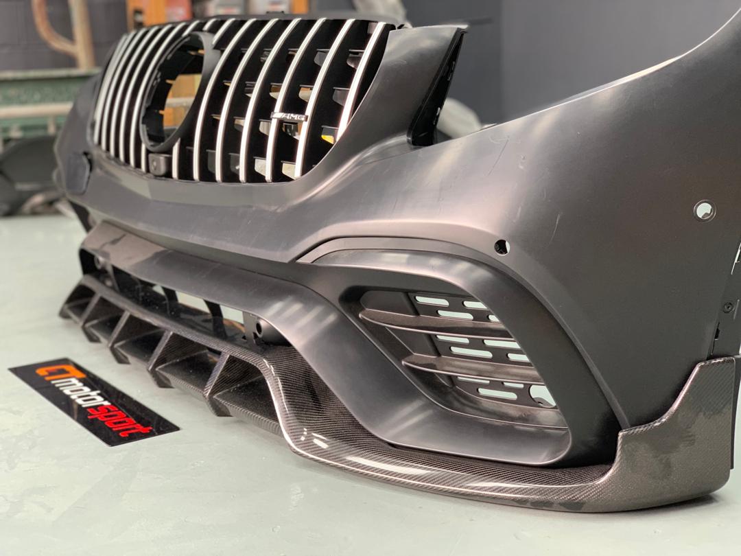 Mercedes Benz GLC X253 Installed GLC63 Carbon Fiber Front Lip