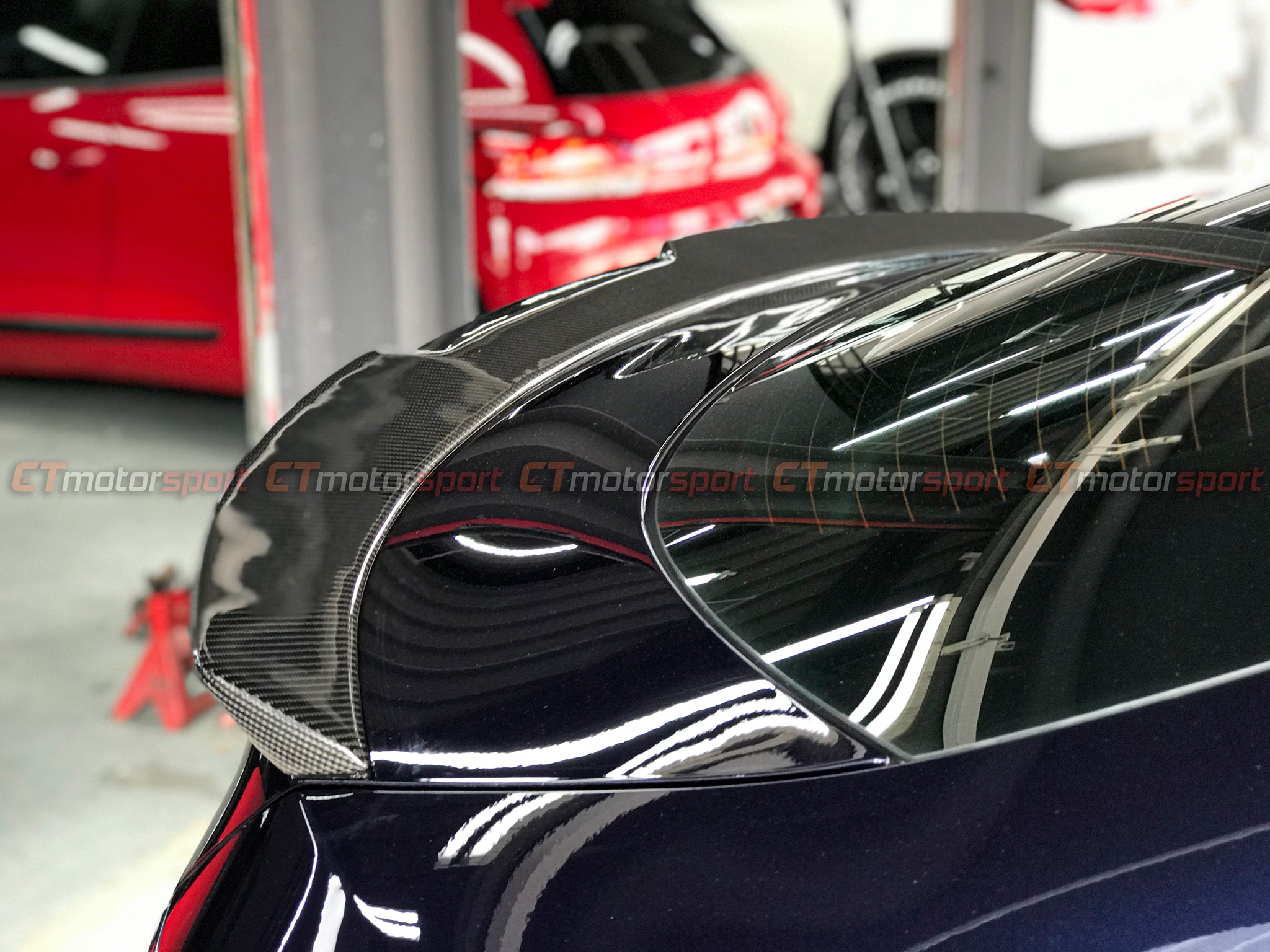 Mercedes-Benz GLC Coupe CS Style Carbon Fiber Spoiler