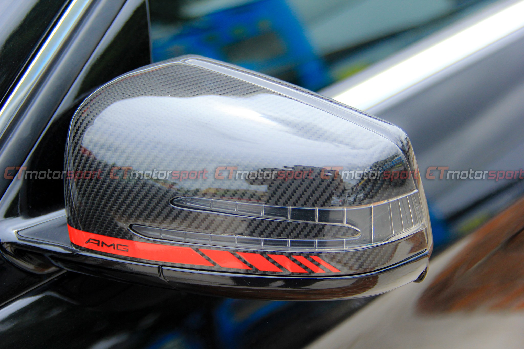Mercedes Benz W212 E Class Installed Carbon Fiber Side Mirror