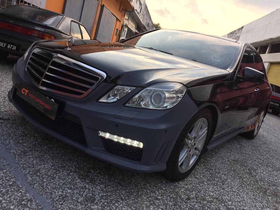 Mercedes Benz W212 Prefacelift E-Class Installed E63 Bodykit Conversion