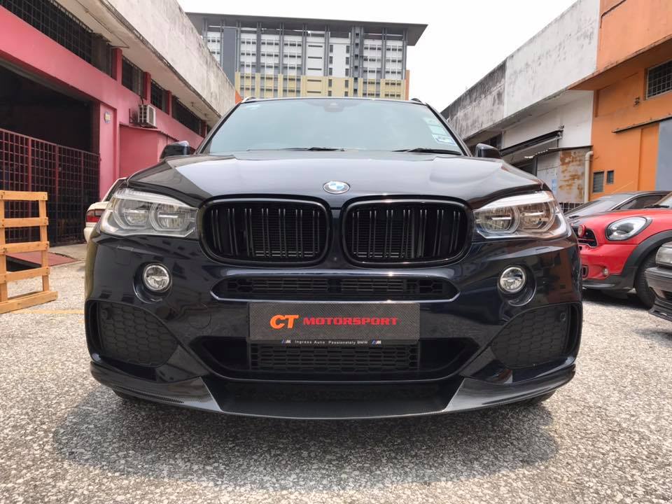 BMW F15 X5 Installed M-Performance Carbon Front Lip 