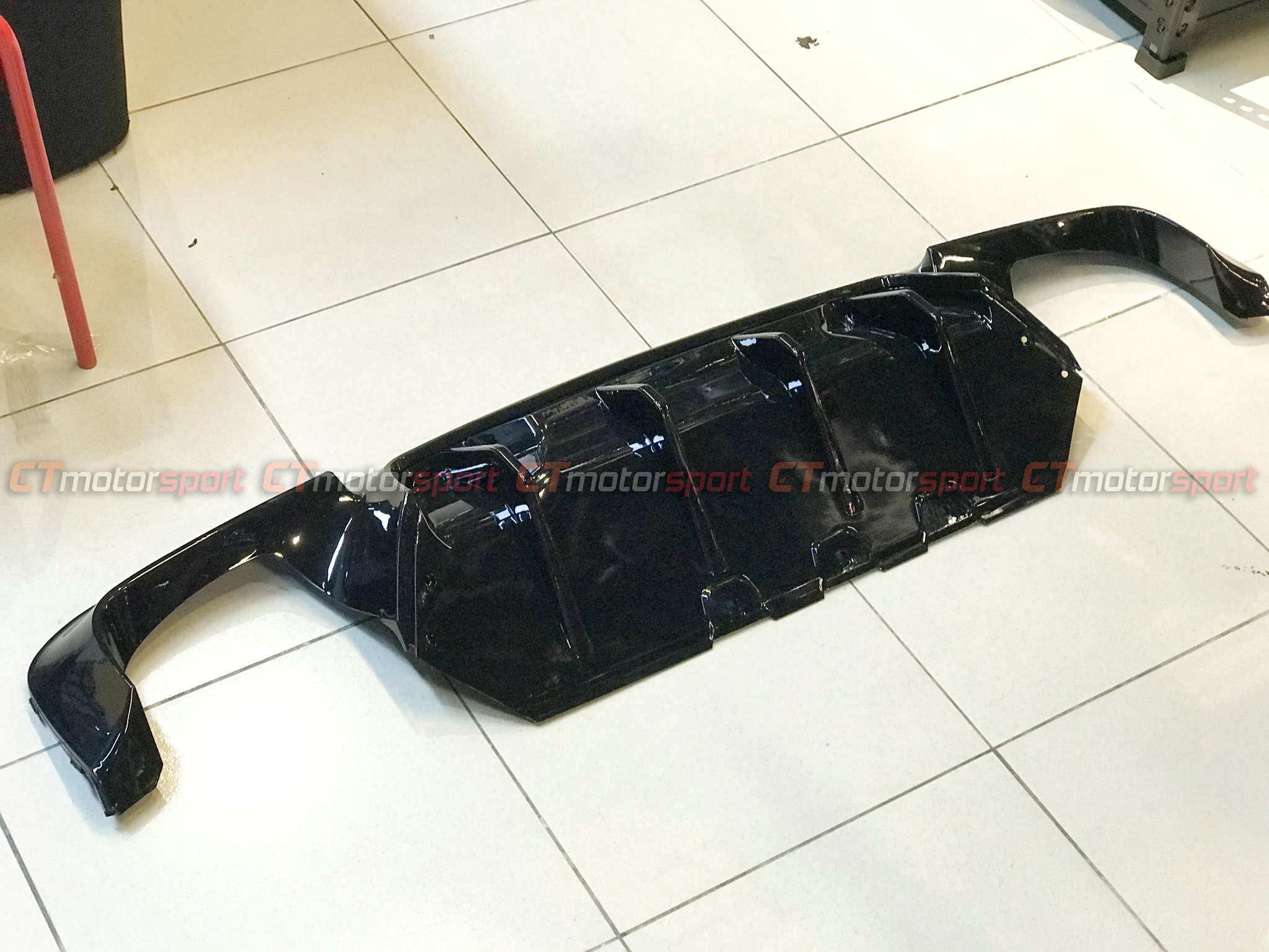 BMW G30 5 Series Installed M5 Competition Style Rear Diffuser