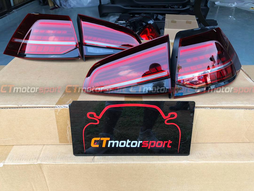 Volkswagen Golf MK7 Installed MK7.5 LED Rear Lamp