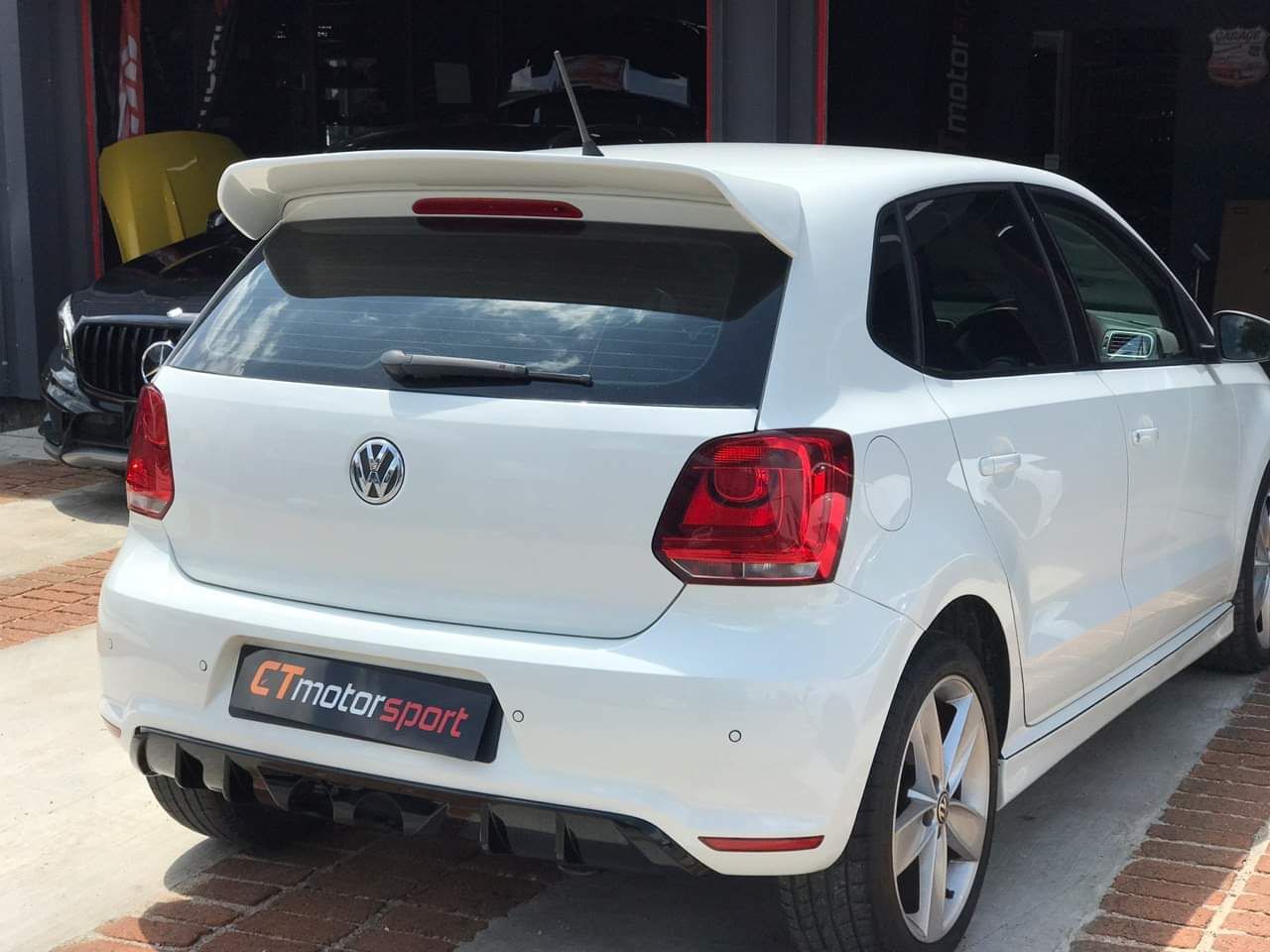 Volkswagen Polo Installed R-Line R400 Rear Spoiler
