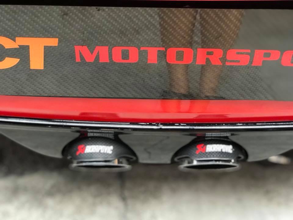 Volkswagen Polo Installed Akrapovic Twin Exhaust Tip