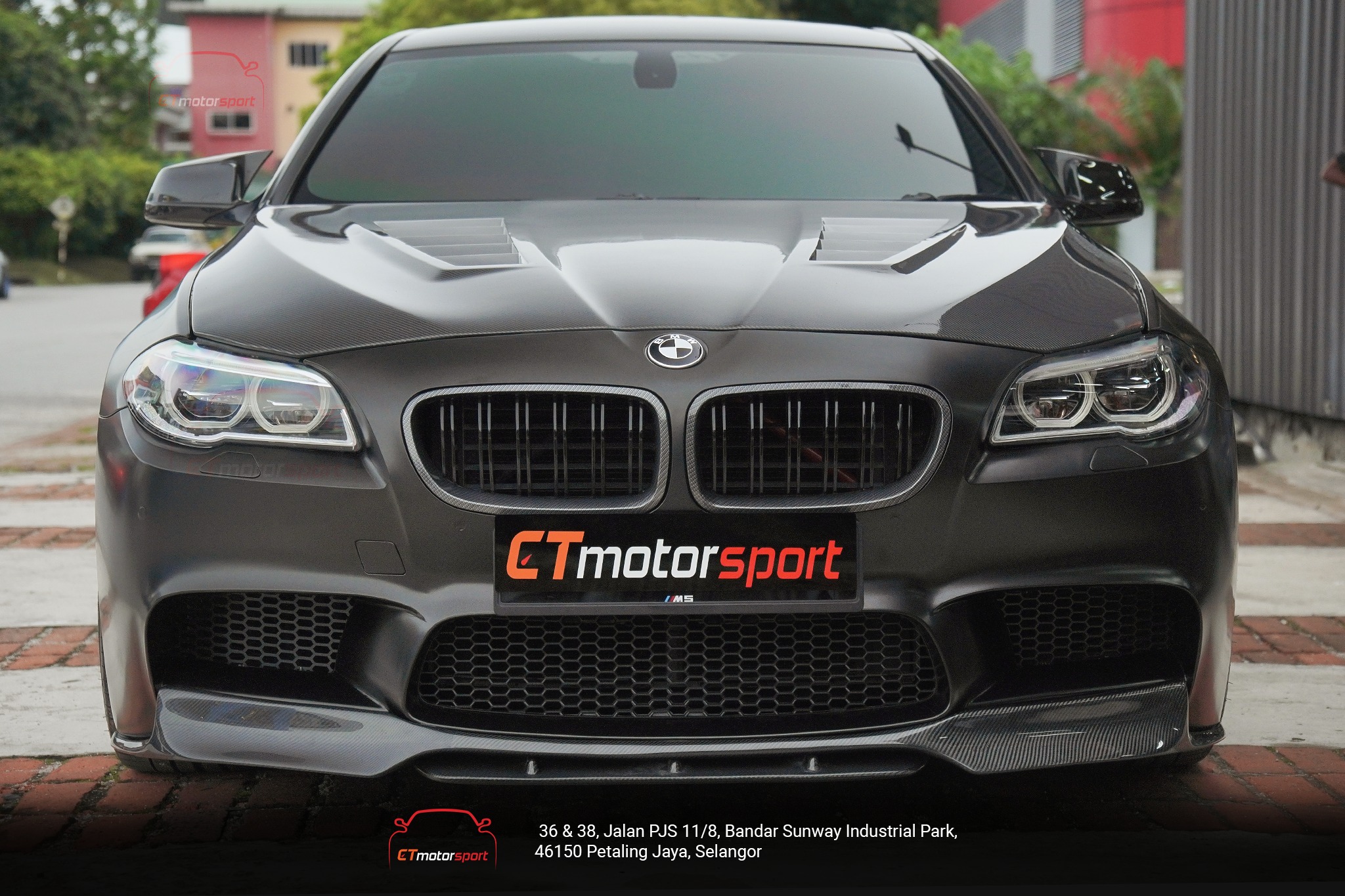 BMW F10 5 Series Installed Full Conversion M5 Style Bodykit