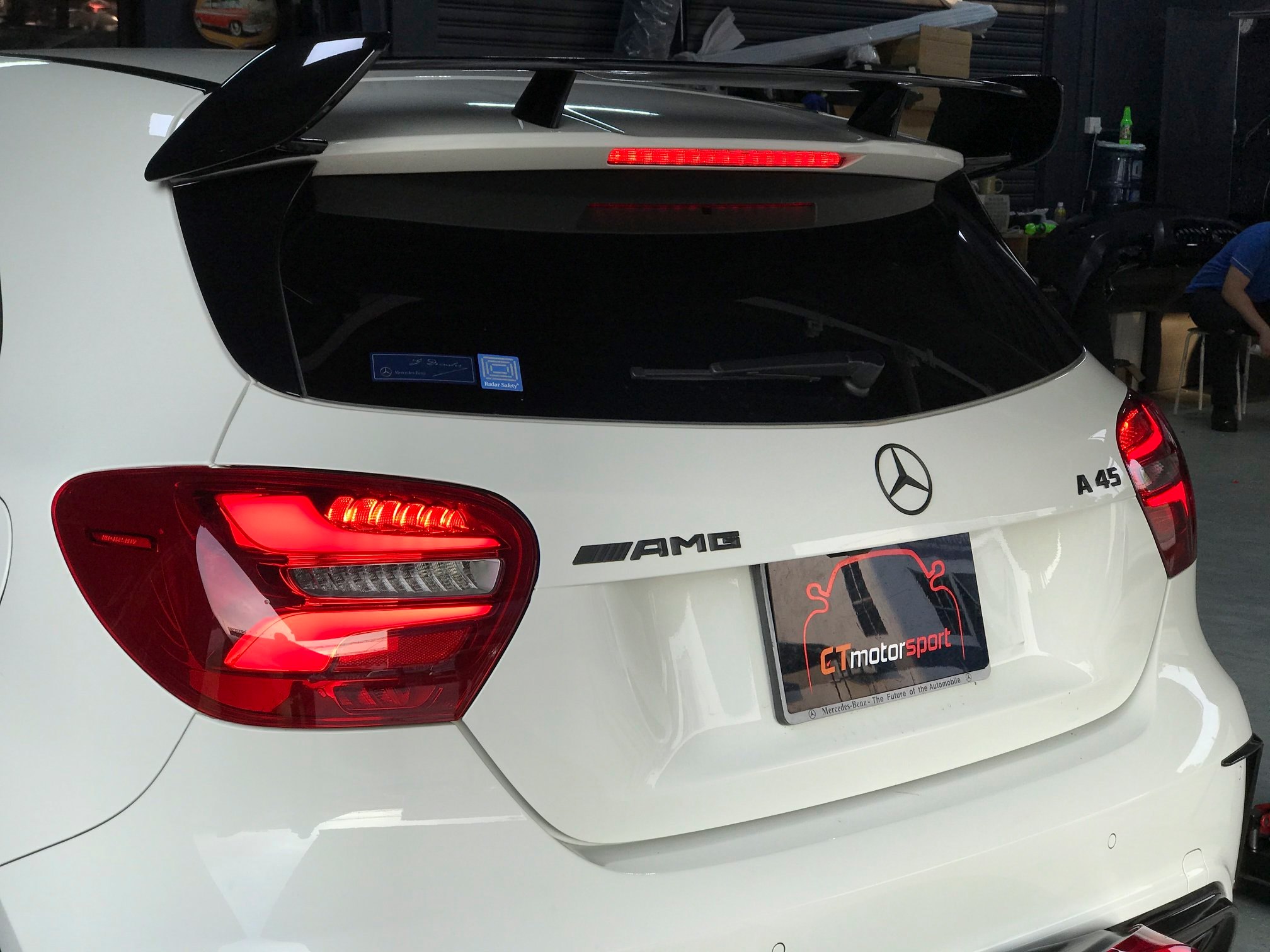 Mercedes Benz A-Class W176 Installed Facelift Rear Lamp Conversion