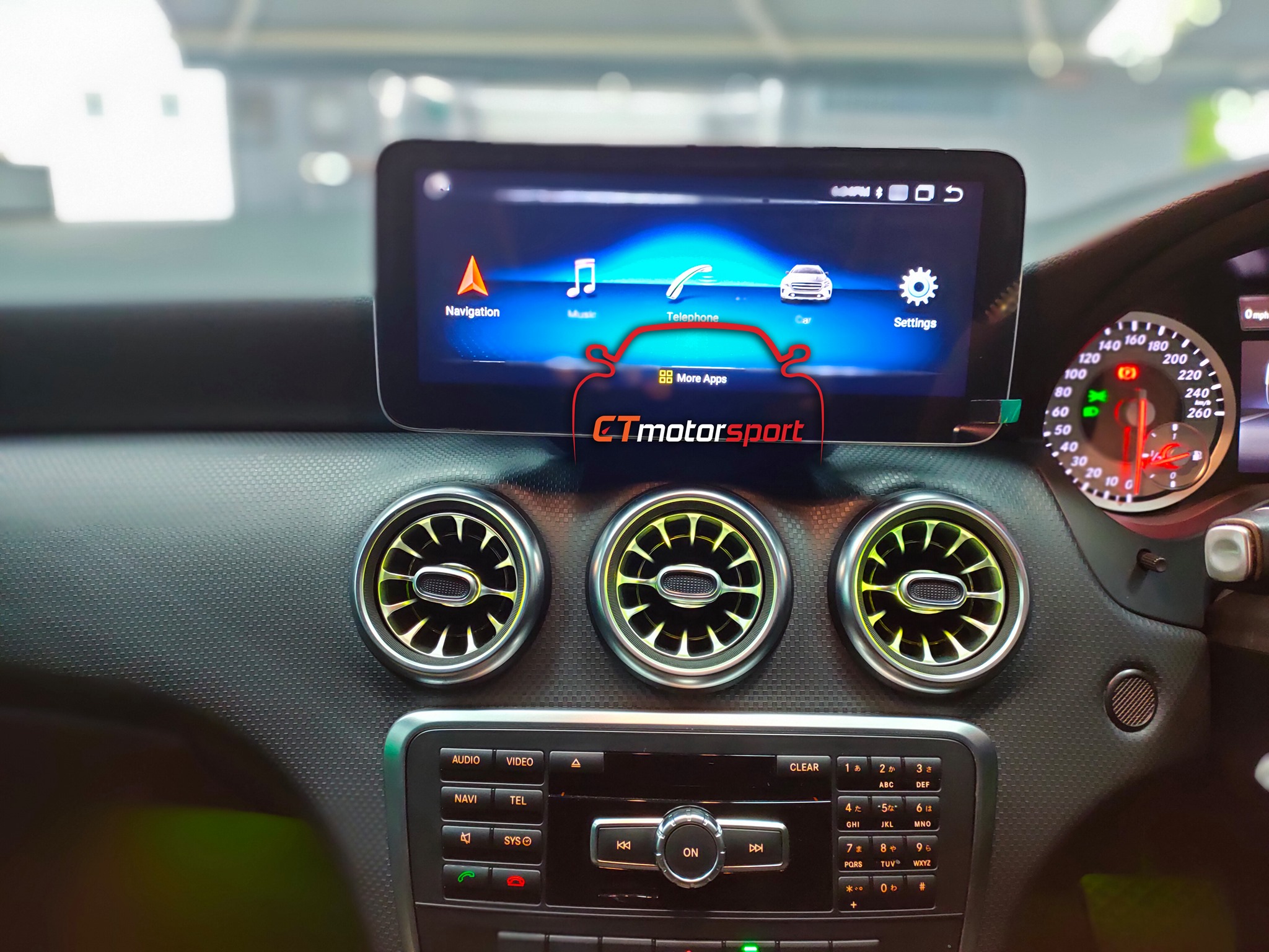 Mercedes Benz A-Class W176 Installed Aircond Facelift Turbine Design