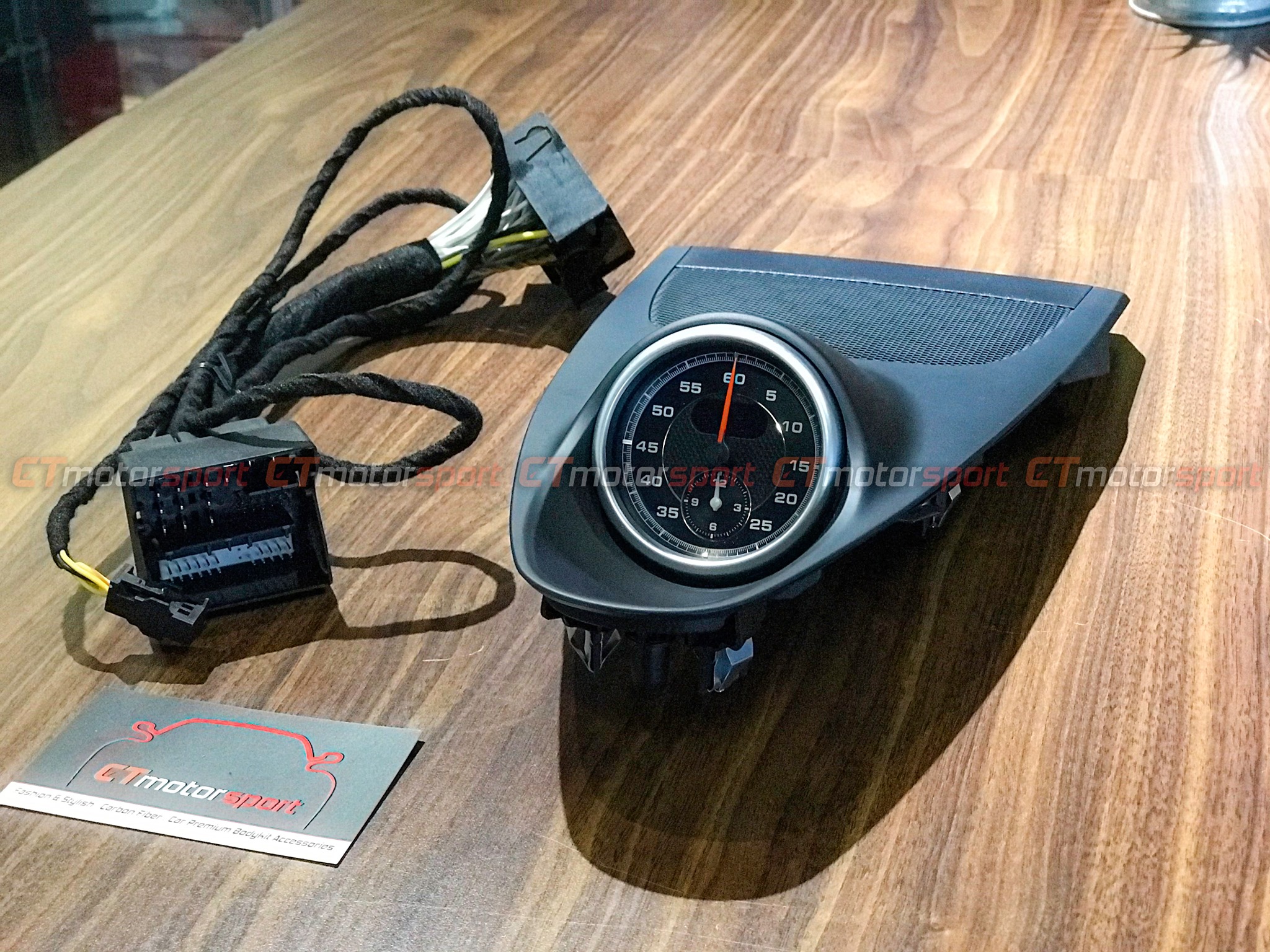 Porsche Cayman 718 Dashboard Analog Chrono Replacement